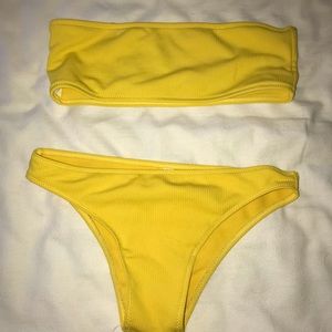 Yellow bikini set from Zaful!!